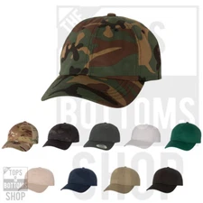 Yupoong Classics Mens Unstructured Dad Cap Cotton Hat MULTICAM / PLAIN - 6245CM
