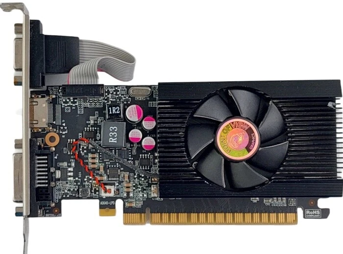 Point of View nVidia Geforce GT 630 4GB GDDR3 VGA 630 C5 4096 Desktop Graphics C