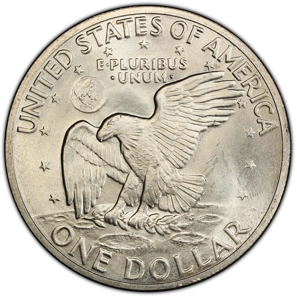 Silver Eisenhower Ike Dollar 1971 S PCGS Graded MS 64 Uncirculated $1 Coin - Image 2 of 4