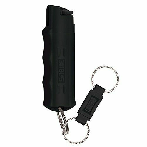 Sabre Red Pepper Spray with Quick Release Key Ring - Black