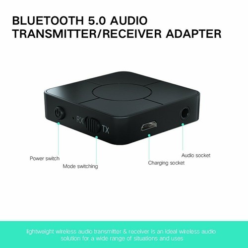 Bluetooth 5.0 Audio Transmitter Empfänger Musik Stereo Sender Receiver Adapter - Bild 7 von 9