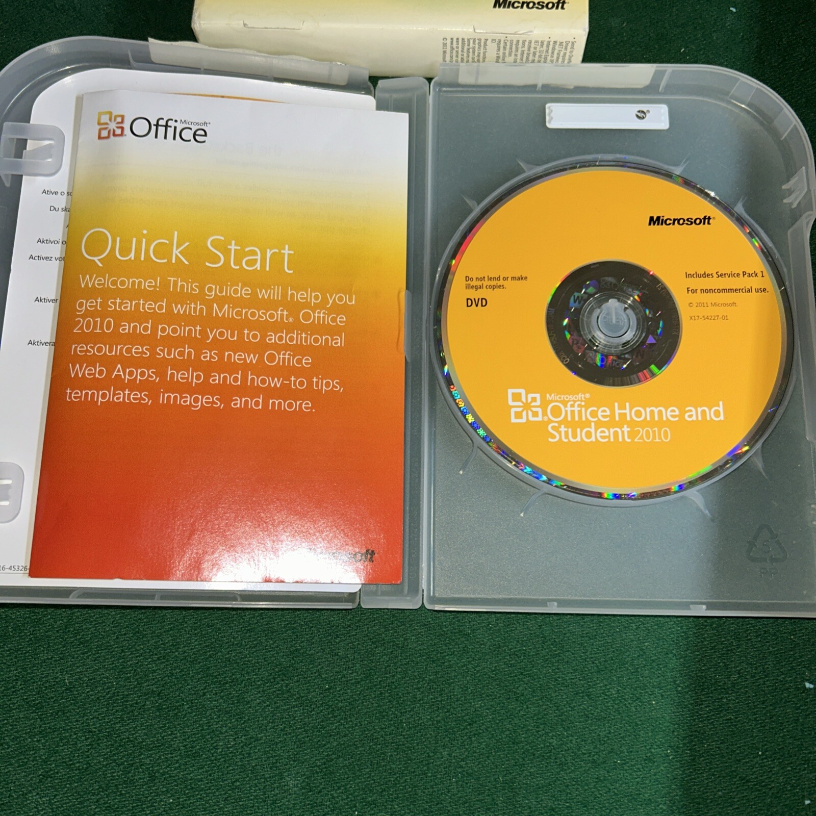 Microsoft Office Home and Student 2010 Software for Windows | eBay