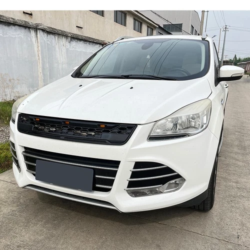 Rejilla de parachoques delantero para ESCAPE/KUGA 2013-2015 rejilla negra mate con luz LED - Imagen 3 de 5