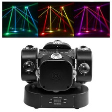 DMX Moving Head LED Stage Light RGBW Gobo Beam Spots Lighting For DJ Disco Club