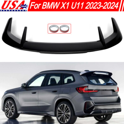 Auto Staart Wing Voor Bmw X1 U11 2023-2024 Achterbumper Lip Diffuser Spoiler Splitter Protector Auto Accessoires Decoratie Auto achterzijde spoilers(Glanzend zwart Auto Staart Wing Voor Bmw X1 U11 2023-2024 Achterbumper Lip Diffuser Spoiler Splitter Protector Auto Accessoires Decoratie Auto achterzijde spoilers(Glanzend zwart