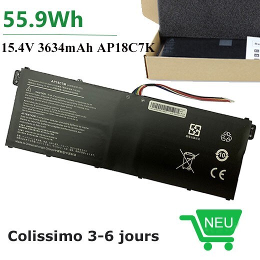 Batterie AP18C7M résout les pannes de charge sur Acer Swift 3 SF316