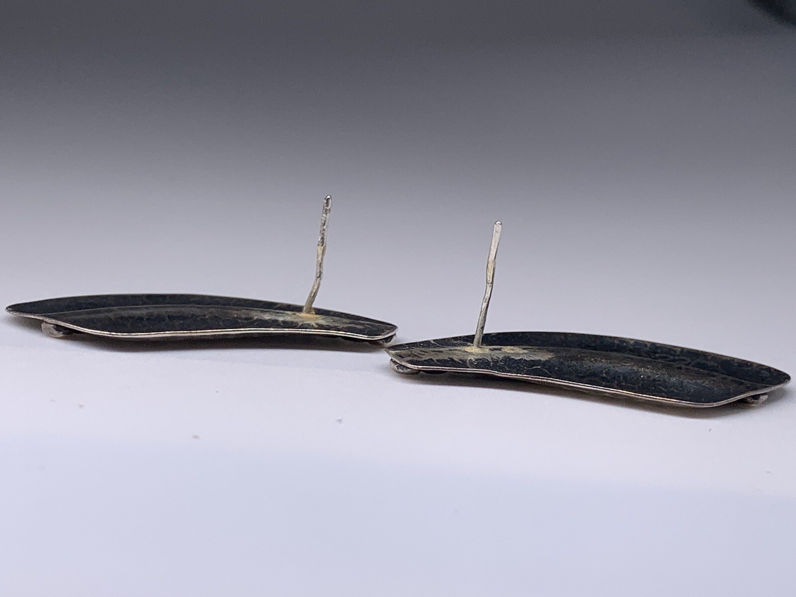 JAC Signed Artesian Sterling Silver Hammered Mode… - image 11