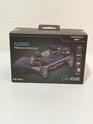 NITHO ADONIS Wireless Game Controller für PS4/PC/Android/iOS - Blau      _0.33_5