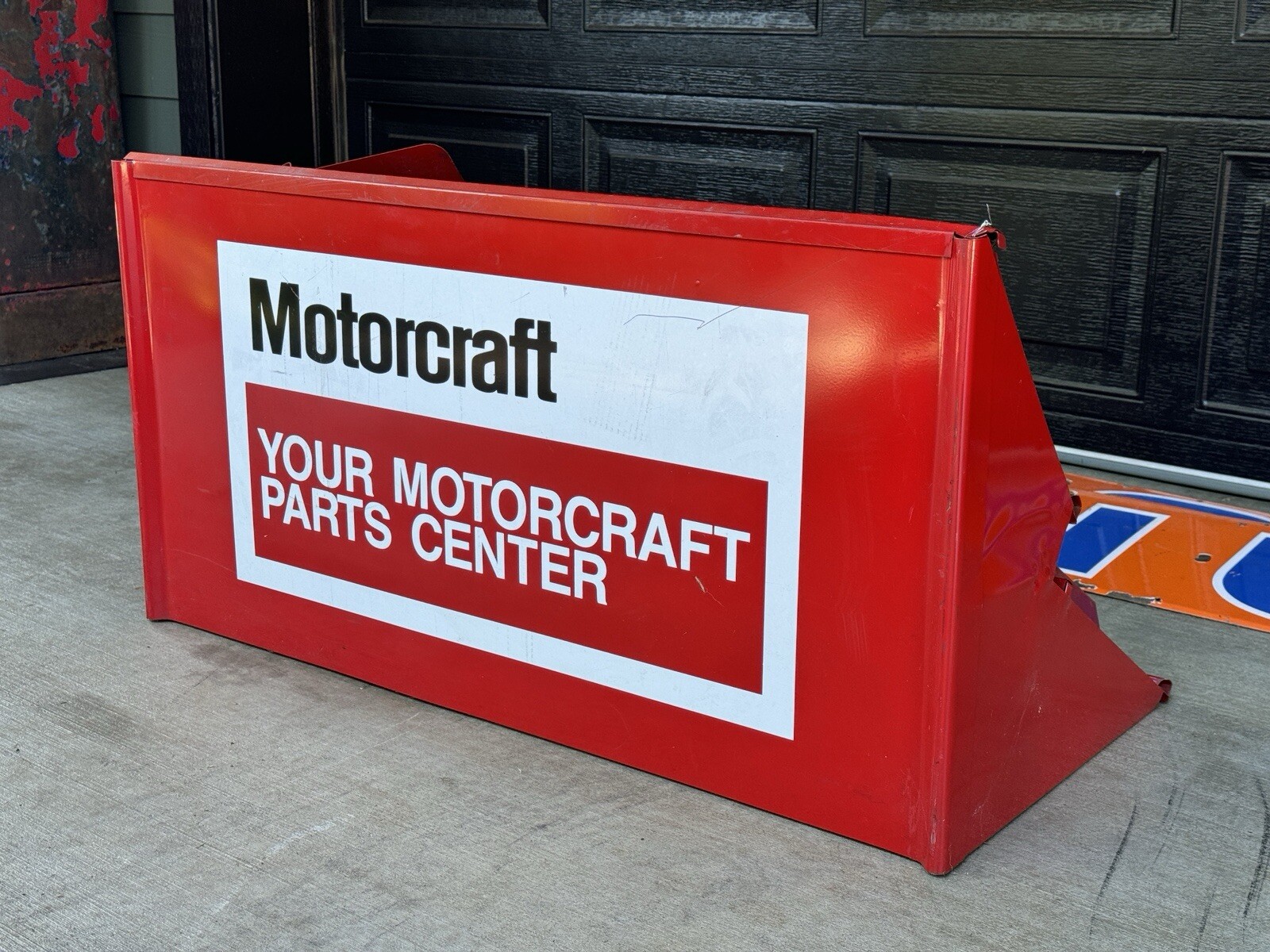 Ford Motorcraft Parts Center Display Rack Sign Vintage Autolite | eBay
