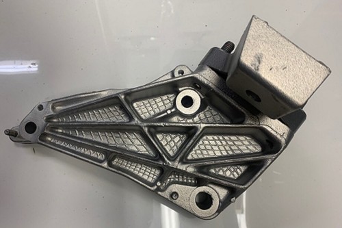 Peugeot 205 & 309 GTI Motorhalterung und Motoraufhängungsbrücke (nass gestrahlt) - Bild 4 von 5