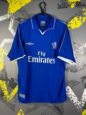 Chelsea RARE Jersey Home football Soccer shirt 2001 2003 Umbro Men Size L ig93