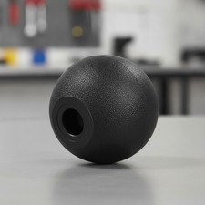 Ball Knob, Various Sizes, 3 Pack, Black