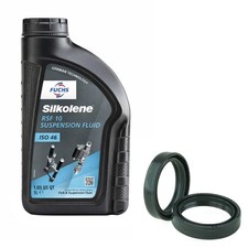 GSX 750 ES RSF 10 Fork Oil 1L and 37x50x11 Fork Seals Suzuki GSX 750 ES 1983