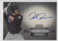 2012 Bowman Sterling Prospect Black Refractor 18/25 Kevin Plawecki Auto 0t3