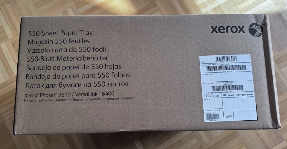 Xerox 497K13620 Papierfach 550 Blatt Phaser 3610 VersaLink B400 Papiereinzug