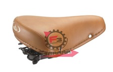 061.XC07F Saddle Holland Mec Leather With Springs Padded