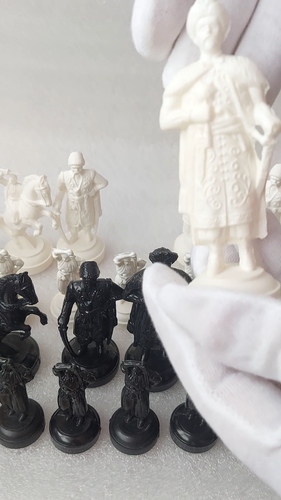 Vintage Ukrainian Cossack Chess Set – Rare Soviet USSR Era Plastic Figures - Video 1 of 1