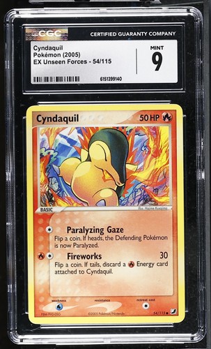 Cyndaquil graded CGC 9 for sale on eBay