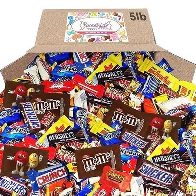 Chocolate Candy Variety Pack - 5 Lbs Assorted Bulk Chocolate Mix - Assorted C