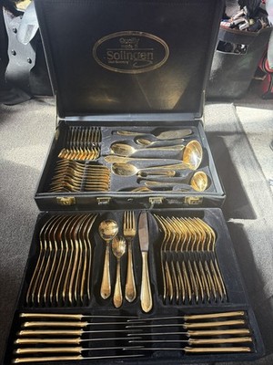 SBS-Bestecke Solingen 23/24 Gold Plated 70pc Flatwear/ Cutlery Set