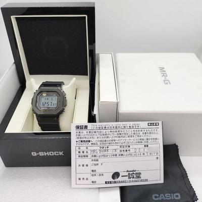 CASIO G-SHOCK MR-G MRG-B5000R-1JR Tough Solar Bluetooth Titanium Watch Box
