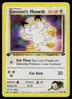 Pokemon Card - Giovanni's Meowth Gym Challenge 74/132 1st Edition Common