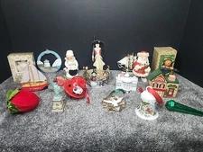 Christmas Ornaments Mixed Lot Vintage And Modern Holiday Decor