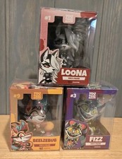 YOUTOOZ Lot of 3 Helluva Boss 1 LOONA 3 FIZZ 9 BEELZEBUB Vinyl Figure NEW