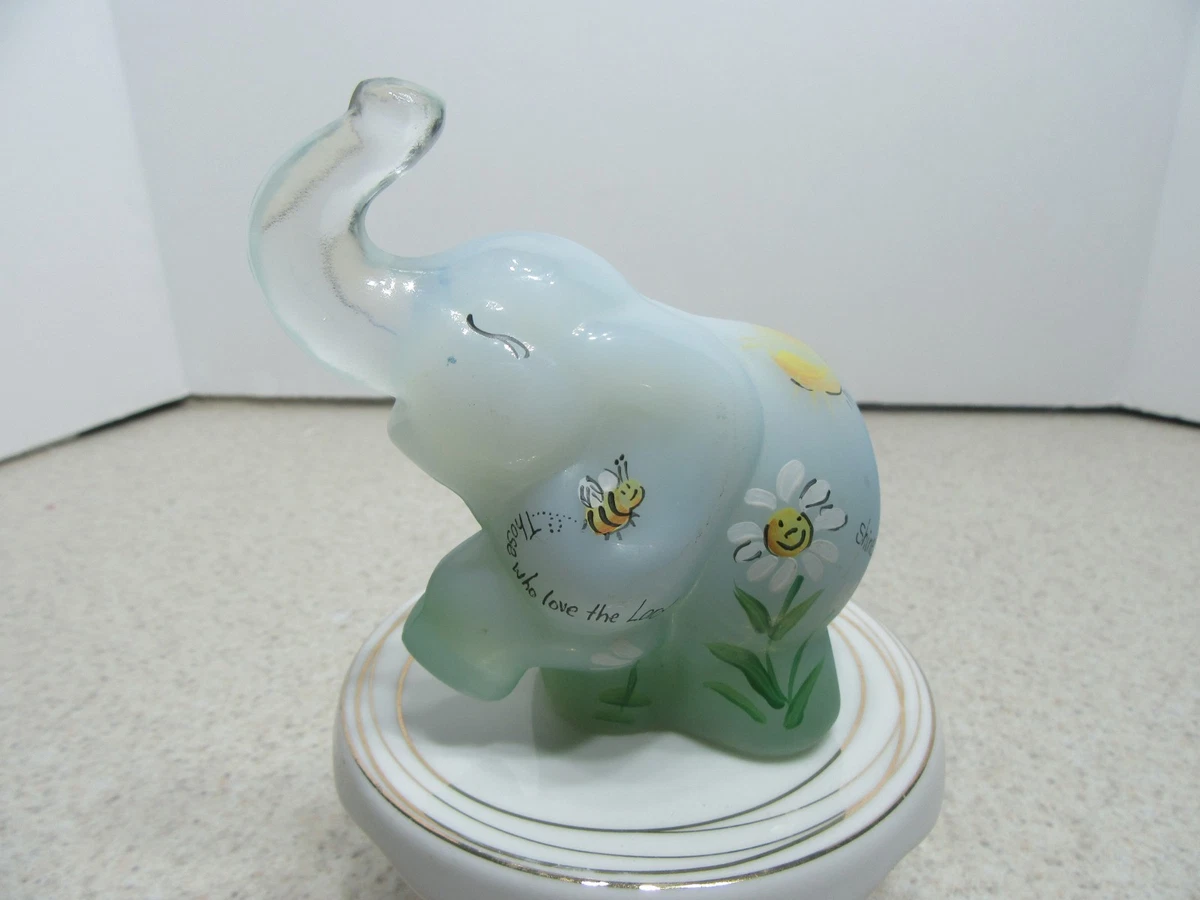 Fenton Glass Elephant for sale | eBay