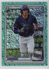 2020 Bowman Chrome Prospects Aqua Shimmer Refractor 99/125 Ruben Cardenas yk0