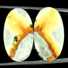 17.80Cts Natural Maligano Jasper Oval Pair Cabochon Loose Gemstone