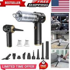 Cordless Handheld Vacuum Cleaner w/ Blower Strong Real Suction for Car and Home