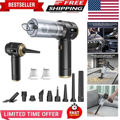Cordless Handheld Vacuum Cleaner w/ Blower  Strong Real Suction for Car and Home