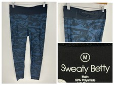 Sweaty Betty Power Womens Reflective 7/8 Workout Leggings Size Medium 28x25