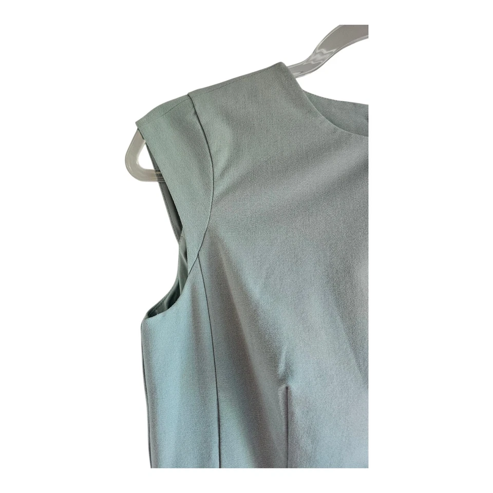 Ann Taylor замочная скважина платье 4 миниатюрный без рукавов пастель зеленый крышка рукава оболочка - Изображение 4 из 4