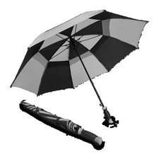 Double Layer Golf Umbrella Windproof Waterproof Compact Folding Travel Umbrella