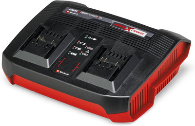 Original Einhell Ladegerät Power X-Twincharger 3A Power X-Change (Li-Ion, 18V, G