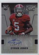 2016 Panini Prizm Collegiate Draft Picks Silver Cyrus Jones #259 Auto 14md