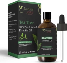 Tea Tree Essential Oil | Premium Grade Essential Massage Oils 4 Fl Oz (120 ml)