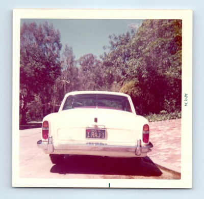 #ad #ad Old Vintage Square Color Photo 1966 ROLLS ROYCE SILVER SHADOW CLASSIC CAR $10.00