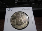 1967 - Canada Silver Half Dollar - Circulated - Canadian 50 cent coin