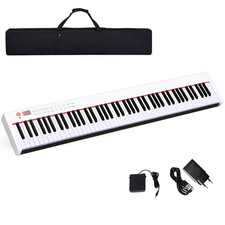 Pianoforte Digitale 88 Tasti Con Funzione Bluetooth,Tastiera Elettronica Portati