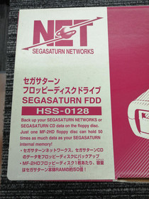 SEGA Saturn Floppy Disk Drive HSS-0128 FDD Retro Gaming Peripheral Japan Rare