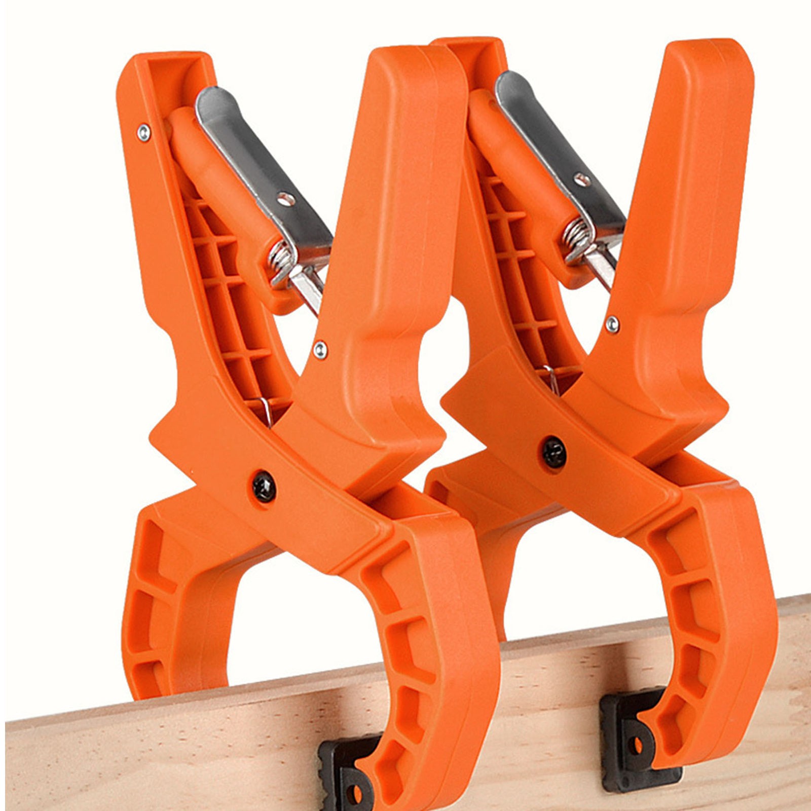 2x Woodworking Spring Clamps Strong Clamp A Shape Quick Release Adjustable Kit