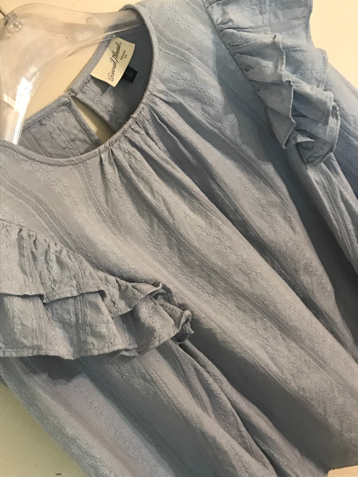 Universal Thread 100% Cotton Double Ruffle Should… - image 4