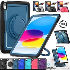 Kids Rotating Handle/Stand Case for iPad 7/ 8th 9th 10th 11th A16 Gen Shockproof
