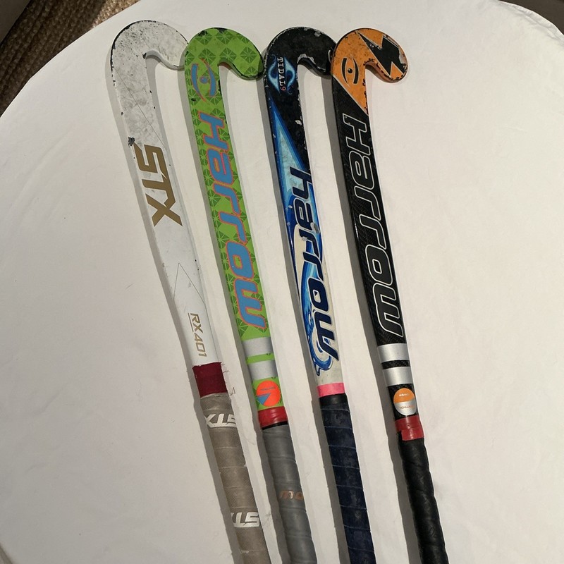 Field Hockey Sticks (4) Mixed Brands. STX, Harrow