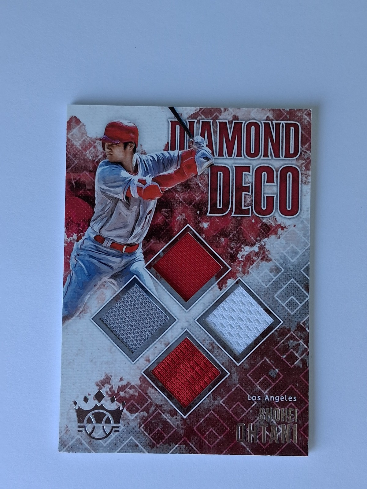 PANINI MLB 2019 DIAMOND KINGS #DD-SO Shohei Ohtani LA ANGELS Player-Used Mem