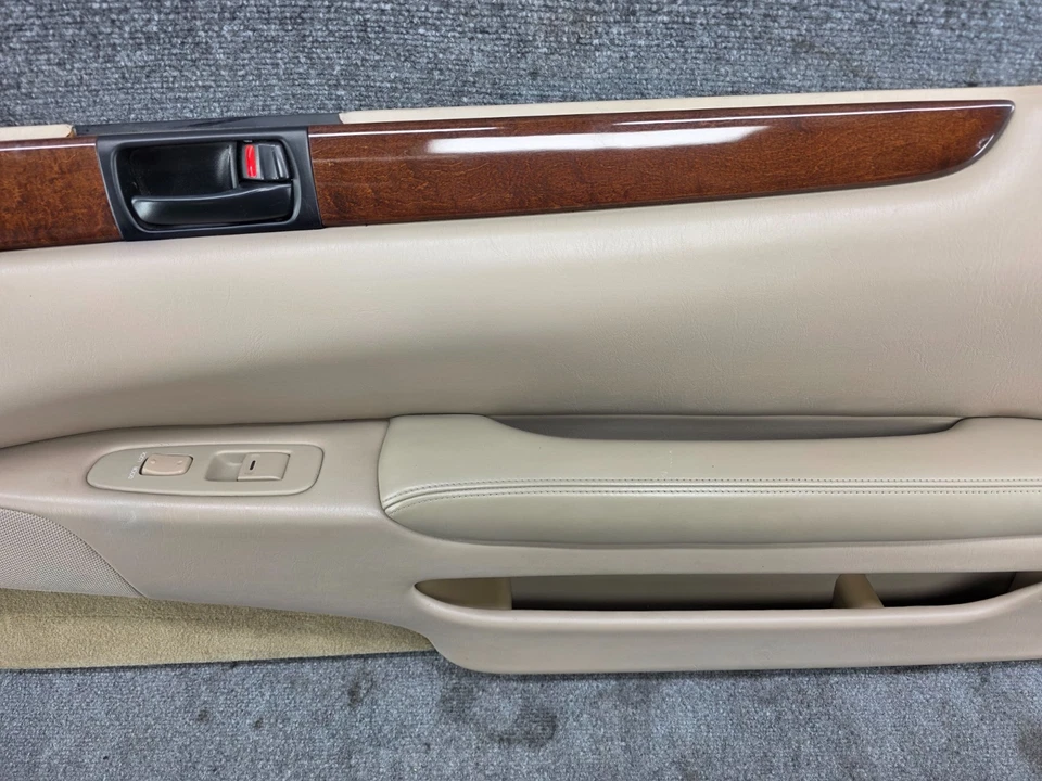 LEXUS 92-00 SC300 SC400 OEM CUBIERTA DE MOLDURA DE PANEL DE PUERTA INTERIOR DELANTERA DERECHA (LD07) Foto 3 de 4