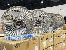 20x9.510.5 Fit Chrysler 300 Dodge Challenger Charger Polish Set Floating Cap